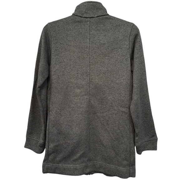 Lands’ End Fleece Lined Gray Soft Shell Jacket XS Petite - Picture 3 of 8